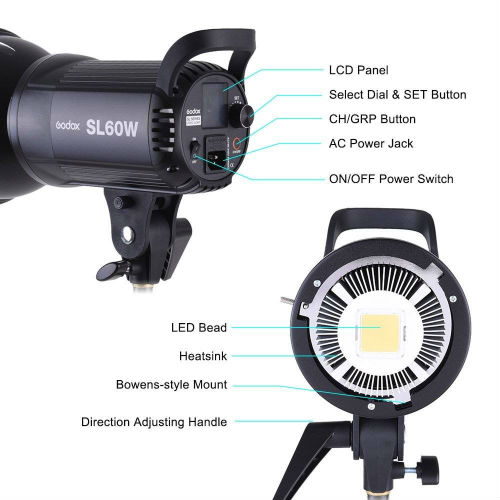Godox SL60W LED video Duo Kit