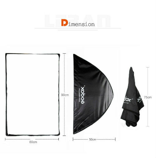 Godox parapluie softbox pour cobra 60x90