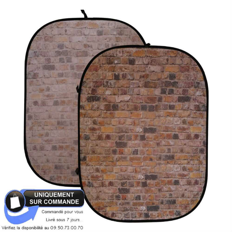 CARUBA OPVOUWBARE ACHTERGROND 150X200CM RED STONE