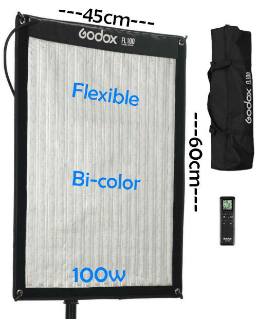 Godox FL100 +nid d'abeille