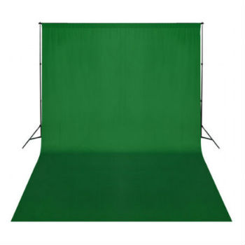 Kit COMPLET fond vidéo vert 5x3m