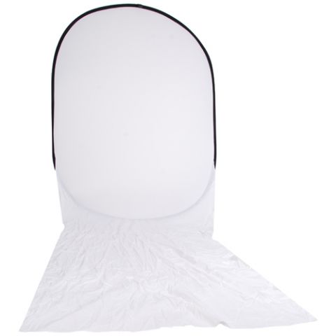Fond pliable 150x400cm blanc