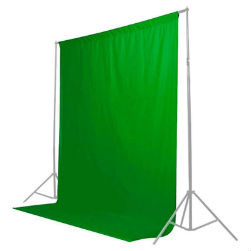 Fond studio photo vert 2x3m