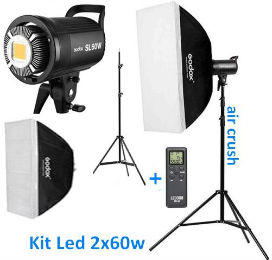 Godox SL60W LED video Duo Kit