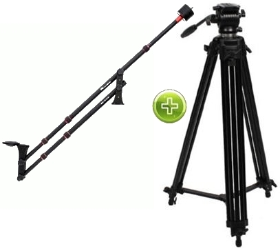 Falcon Eyes Video Travel Jib with Video Stand