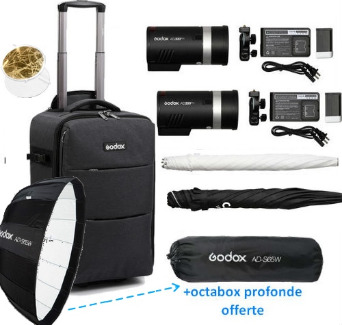 Godox AD300 pro dual backpack kit PREMIUM