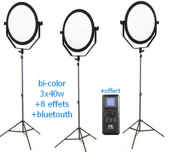 Kit x3 falcon eyes MC-400