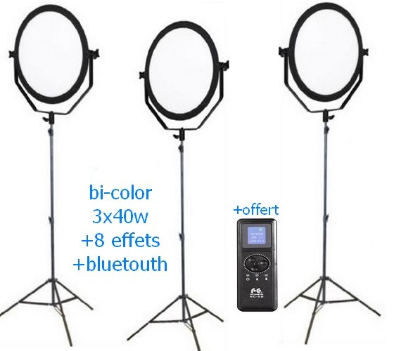 Kit x3 falcon eyes MC-400