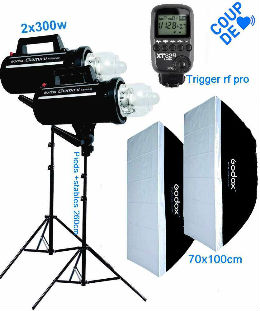 Kit 300w GODOX GS300II