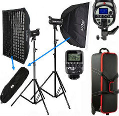 Kit 300w GODOX SK300II-E Mobile