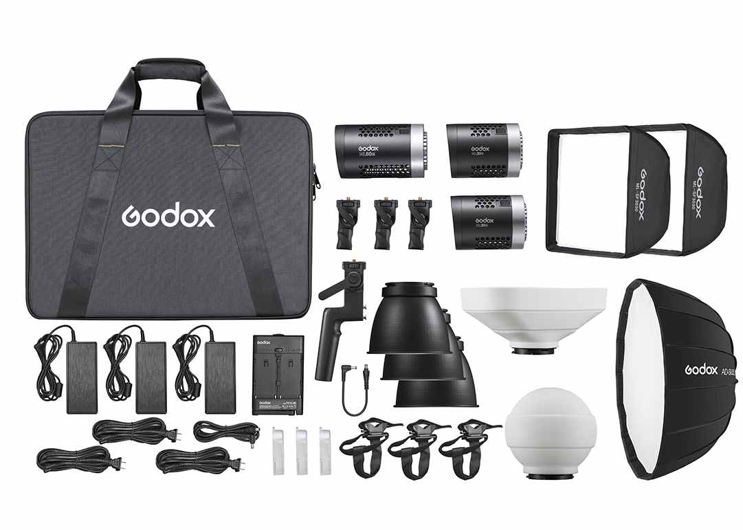 Kit Trio Godox ML-KIT2 ML60Bi & ML30Bi