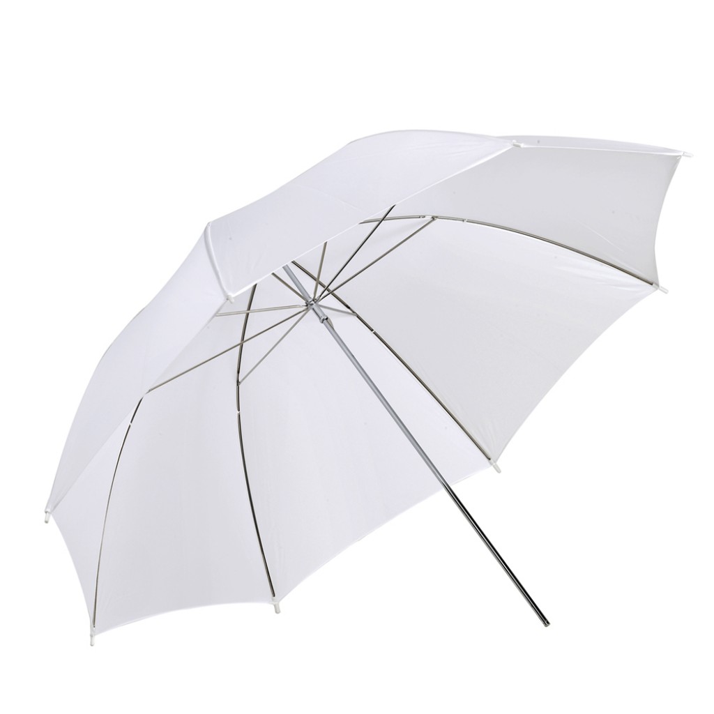 Parapluie studio blanc 150 cm