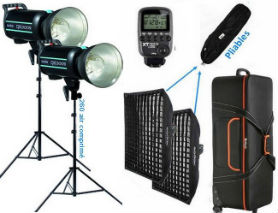 Kit 300w GODOX QS300II (2 flash)