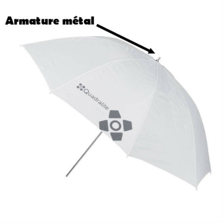 Parapluie studio blanc 91 cm