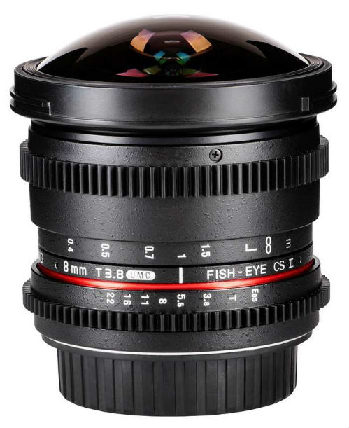 Samyang 8mm T3.8 Sony E VDSLR Fish-eye CSII