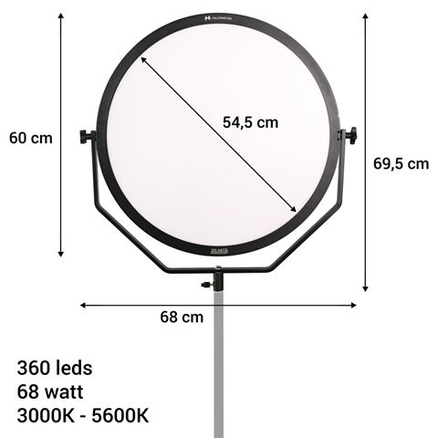 Kit x2 Falcon eyes SO-68TD+pieds